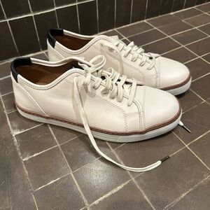 Coach York Men's Leather Sneakers - white / cream